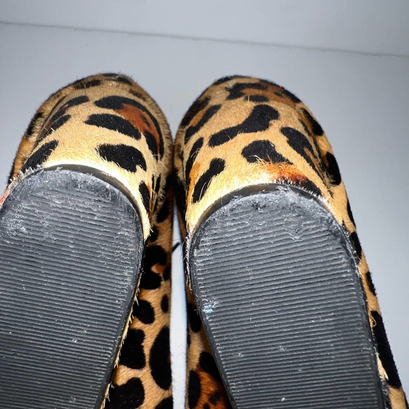 Kate Spade Roger Calf Hair Leather Bootie Size 8.5M Leopard Animal Print Cheetah - Picture 14 of 16